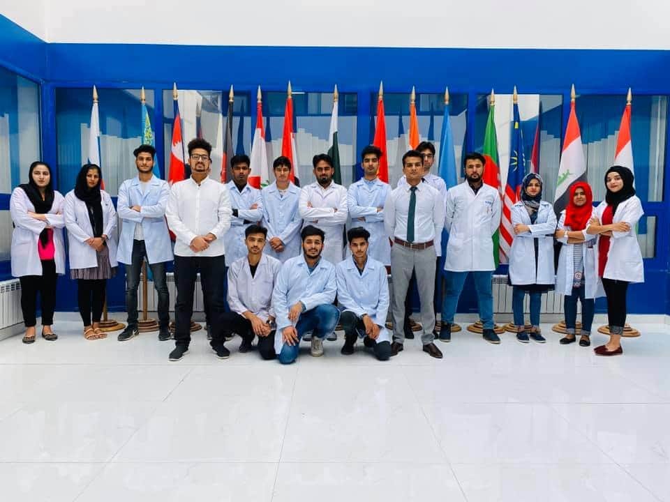 International medical students at university